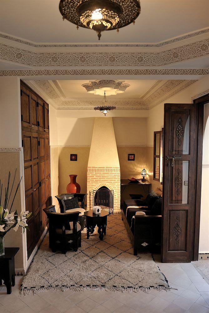 Riad Le Jardin D'Abdou Marrakesh Exterior photo A Moroccan living room